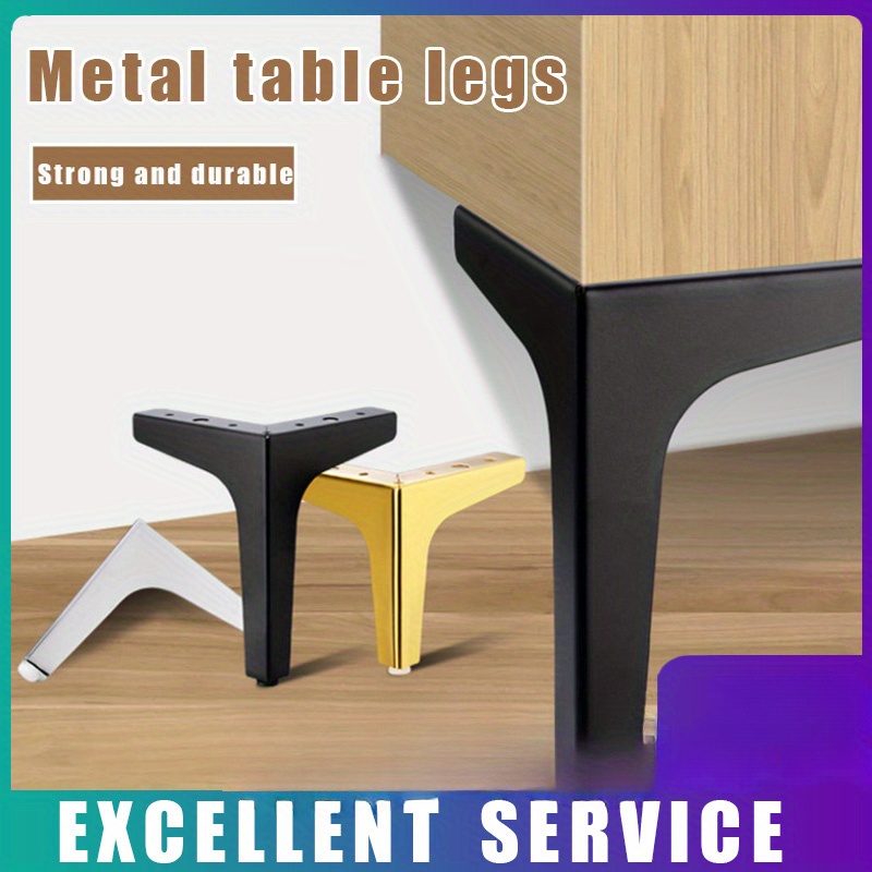 Furniture Hardware For Legs - 4 Stück moderne Möbelbeine Metall Gold