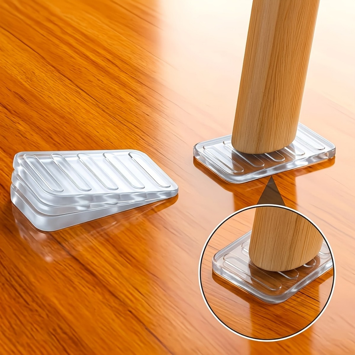 Furniture Hardware Feet - 8 Stück verstellbare Tischbein-Balancierpads, geeignet für