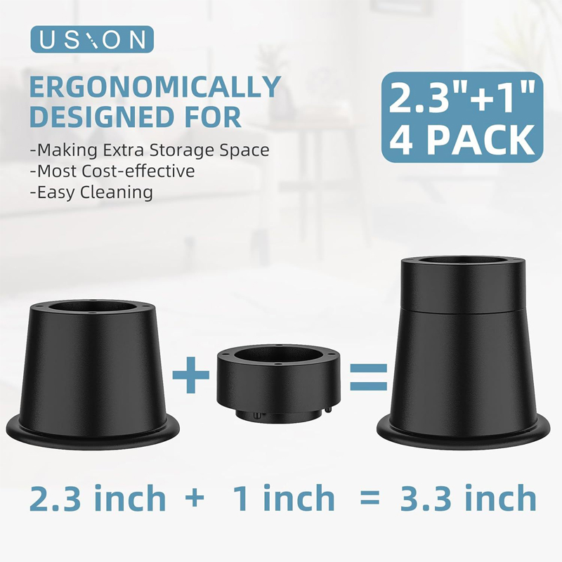 4 Stück robuste Möbel-Riser, r – Furniture Hardware Feet Bewertung und Preis