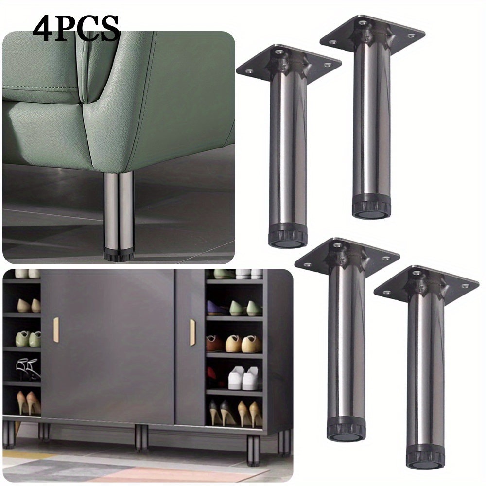 4 Stück Neues Design Gun Grey  – Furniture Hardware For Legs Bewertung und Preis