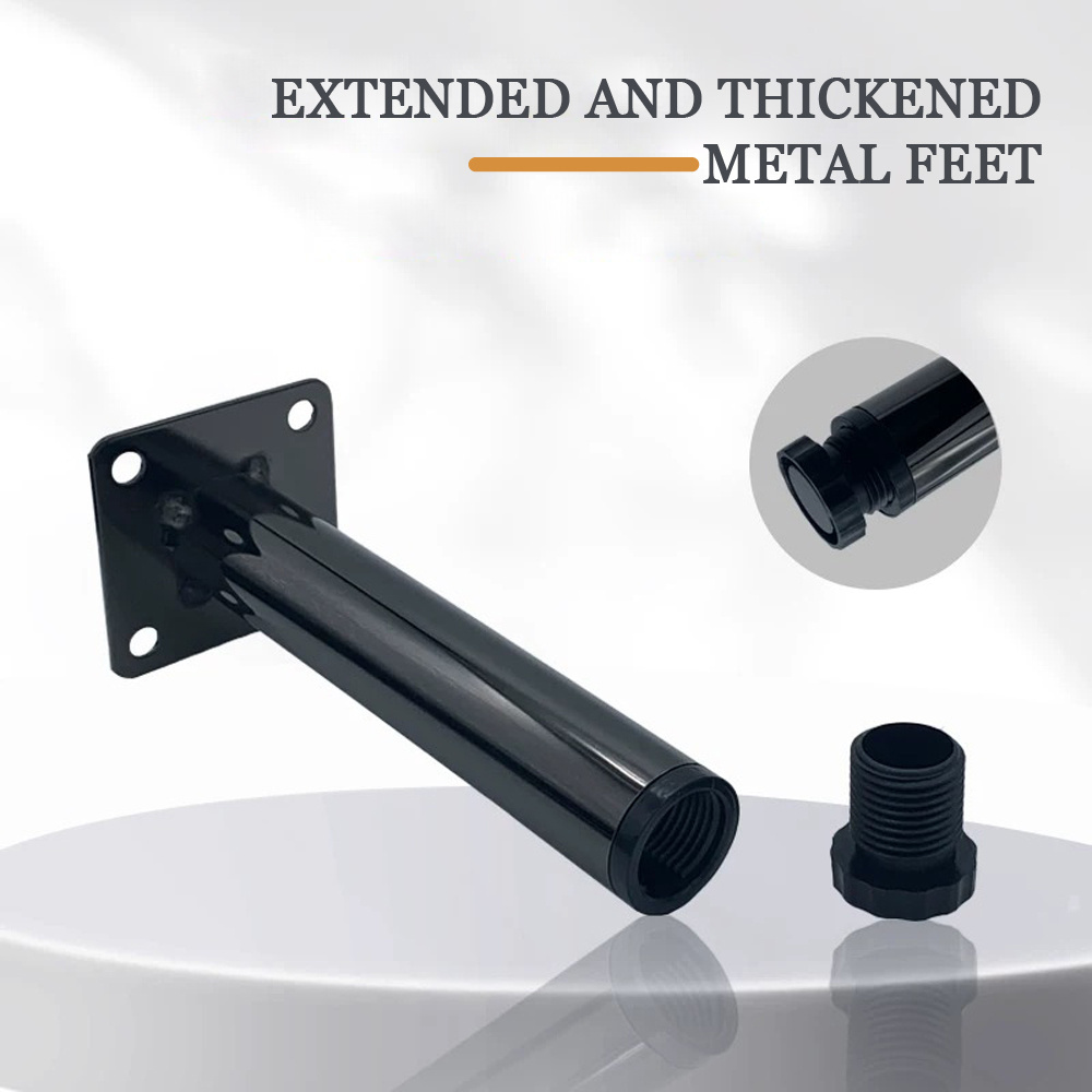4 Stück Neues Design Gun Grey  – Furniture Hardware For Legs Bewertung und Preis