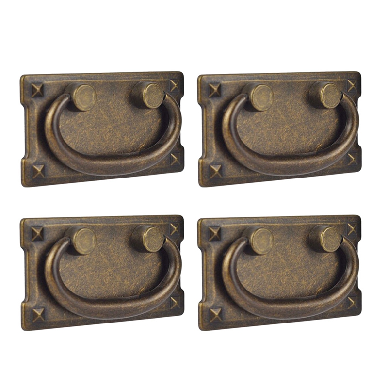 4Pcs Vintage Antike Bronze Sch – Furniture Hardware Antique Bewertung und Preis