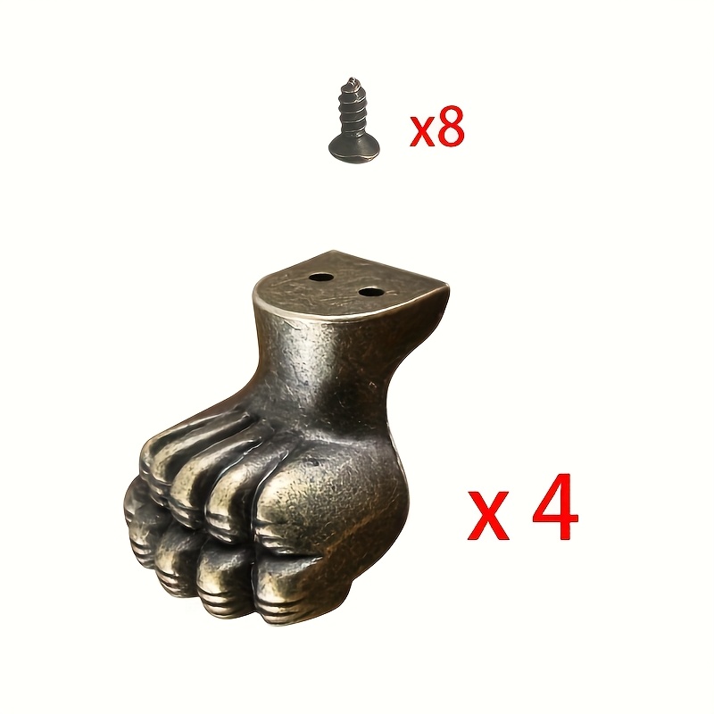 4 Stück antike Messing-Schmuck – Furniture Hardware For Legs Bewertung und Preis